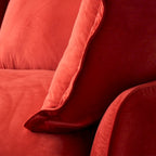 Modular Velvet Sofa – 3 or 4 Seat, Removable Covers, Pine Wood Frame