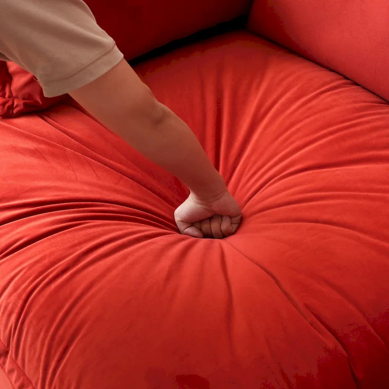 Modular Velvet Sofa – 3 or 4 Seat, Removable Covers, Pine Wood Frame