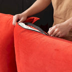 Modular Velvet Sofa – 3 or 4 Seat, Removable Covers, Pine Wood Frame