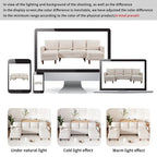 U-Shaped Cushion Modular Sofa for Living Rooms and Spacious Spaces