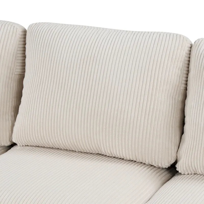 U-Shaped Cushion Modular Sofa for Living Rooms and Spacious Spaces