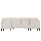 U-Shaped Cushion Modular Sofa for Living Rooms and Spacious Spaces